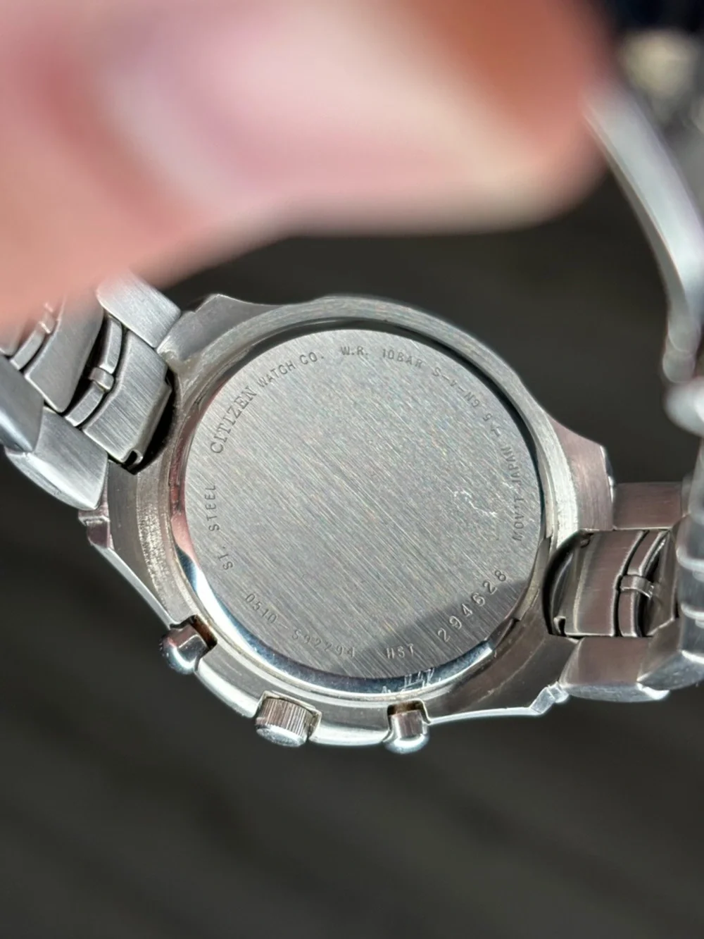 Citizen Silver Stainless Steel Watch with Blue Dial - Picture 3 of 6